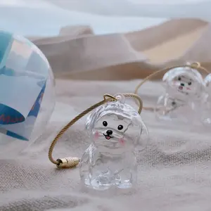 Premium Dog Hair Gachapon - Magic Fur Collector Capsule for Pet Grooming Keychain Jewelry Keychain Set