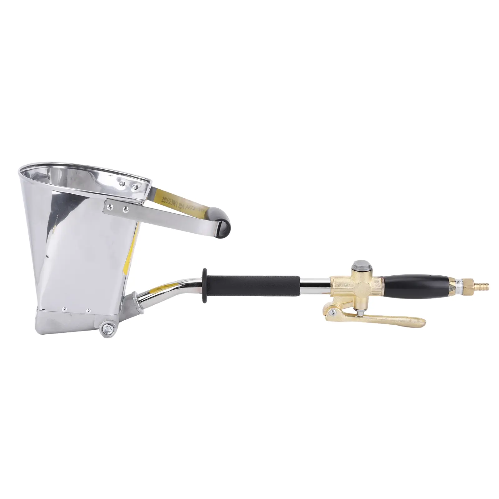 4-Jet Concrete Stucco Plaster Sprayer Gun - 3.5L, 20*14*20cm Set with Comfortable Grip, Reduces Refill Frequency for Mortar, Cement Wall Coating (Indoor & Outdoor Use)