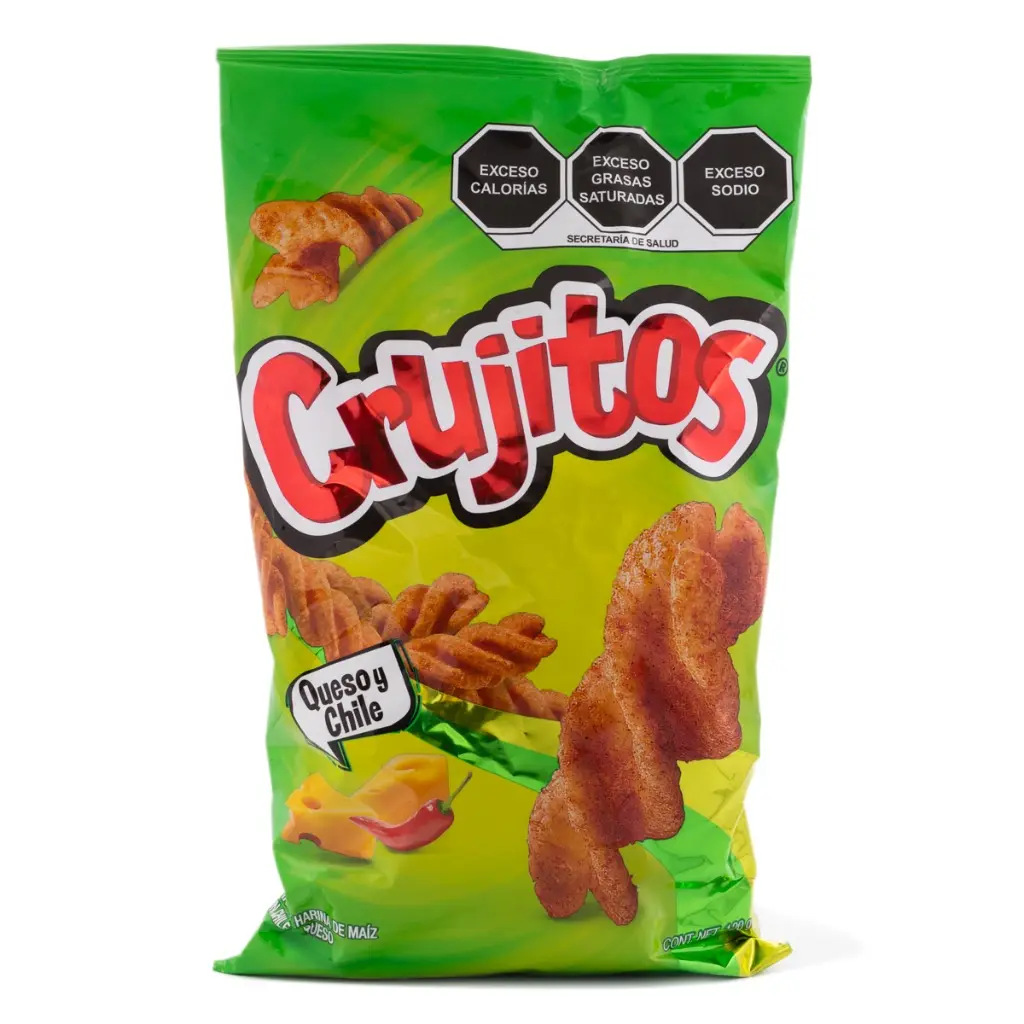 Crujitos Queso y Chile  5 bags of 42 grams each