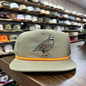 Bobwhite Quail Rope Hat - Sagebrush
