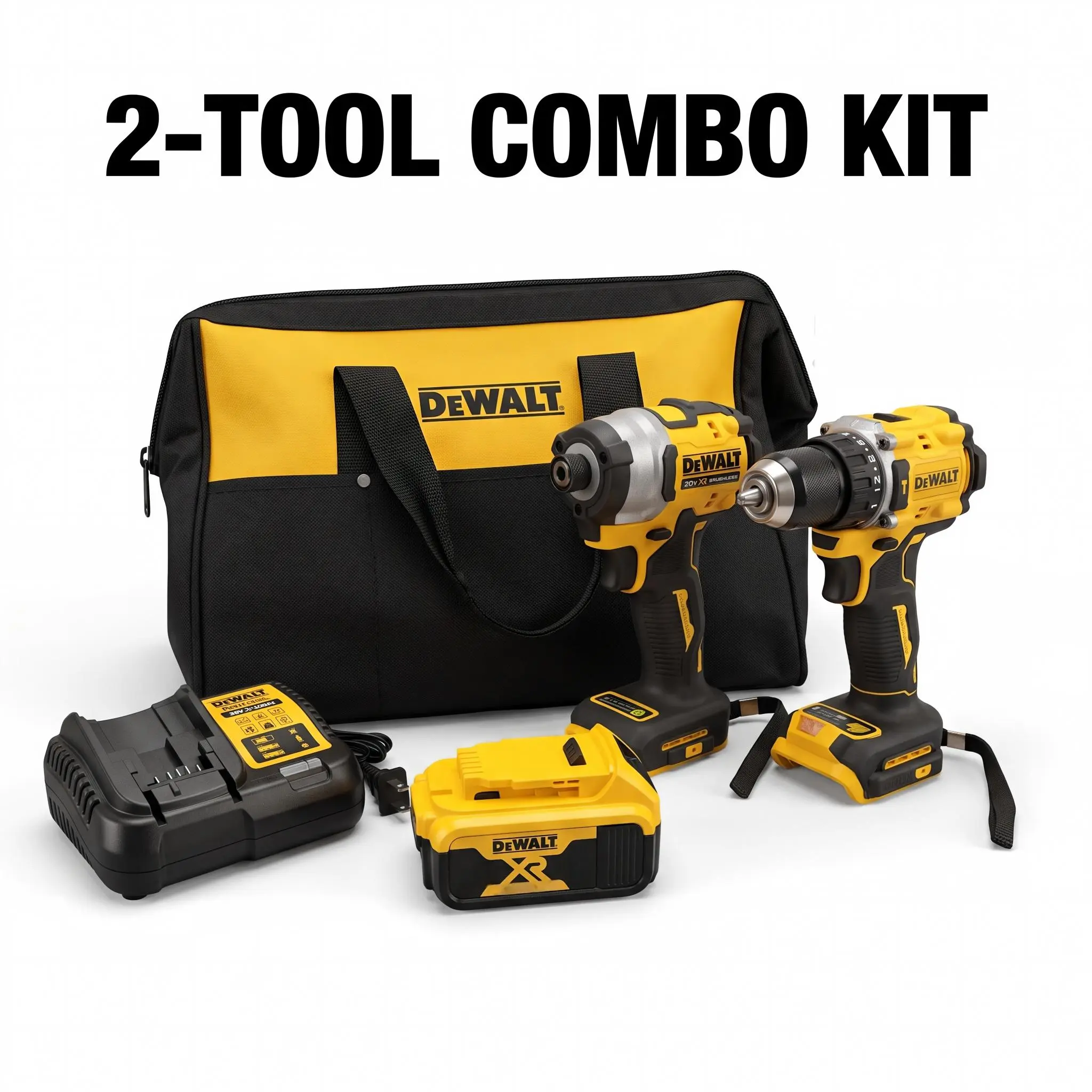 DEWALT DCF850-DCF805 Combination Hand Tool Set, Versatile for Construction Scenarios, Multitool Accessory Bundle electric mini drill high torque impact protection screw gun long runtime rechargeable power tool battery heavy-duty task brushless lithium-ion