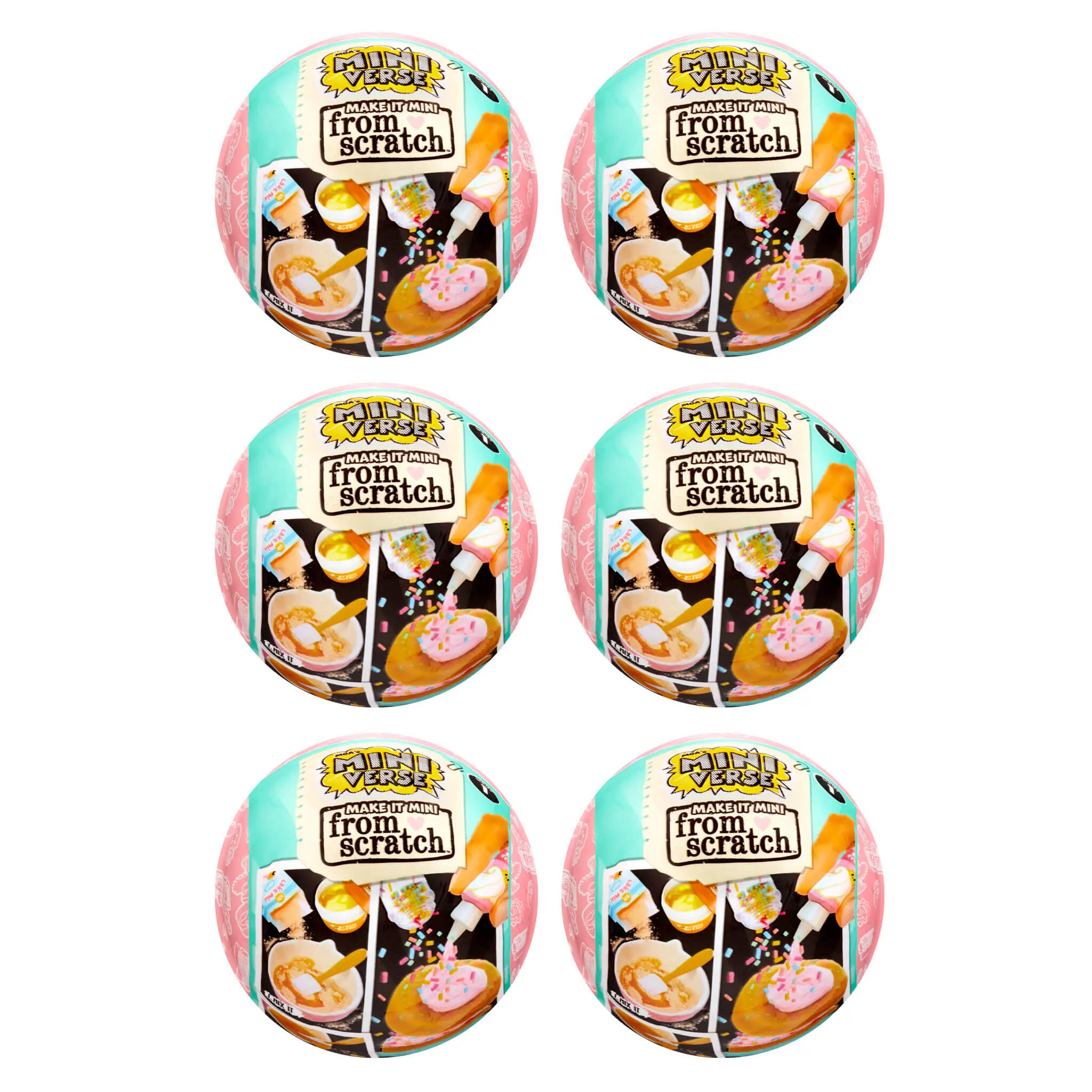 MGA's Miniverse Make It Mini From Scratch – 6 Pack Mini Collectibles