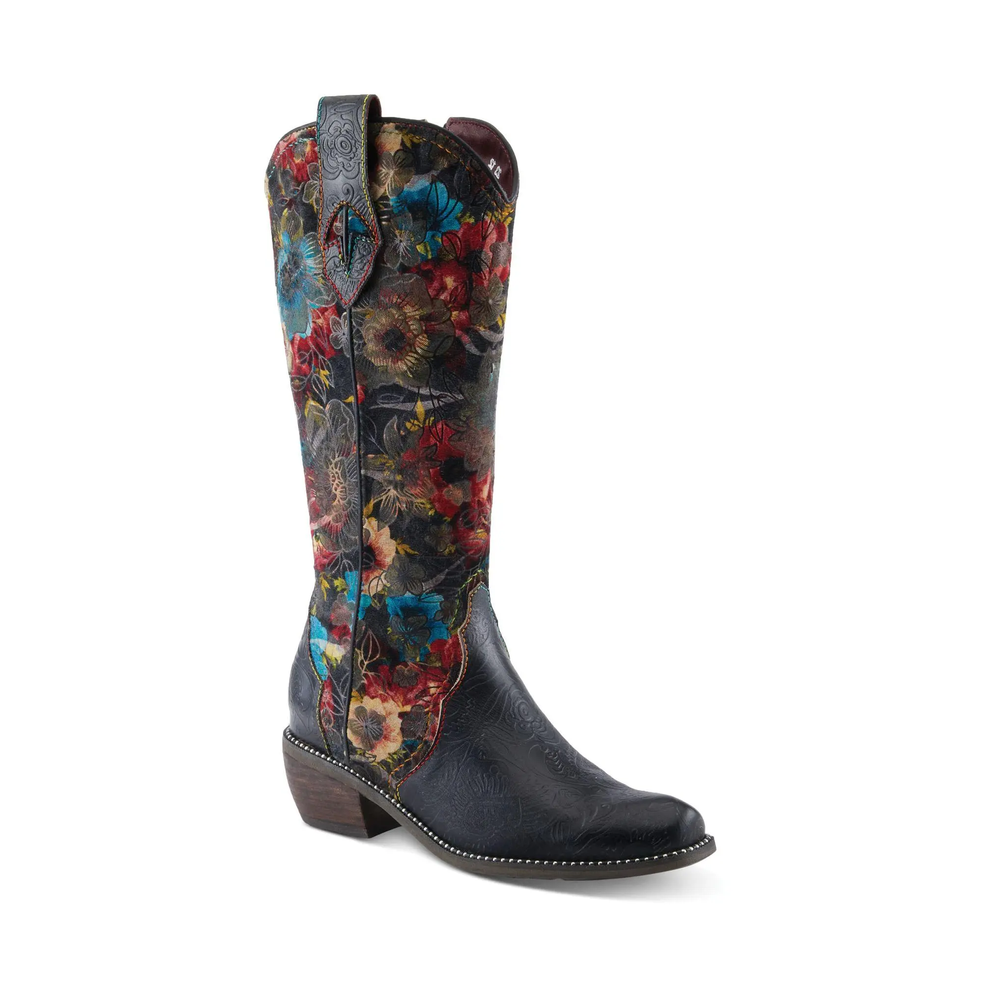 L'Artiste by Spring Step Leather Combo Boots -RodeoQueen-Viv