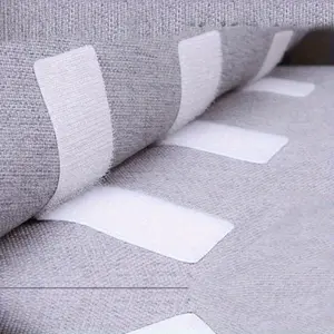 10pcs Self-Adhesive Hook & Loop Strips, Hook Loop Tapes, Double Sided Interlocking Tape, Sticky Back Tape, Heavy Duty Mounting Strips for Home Or Office Use - No Holes Or Screws