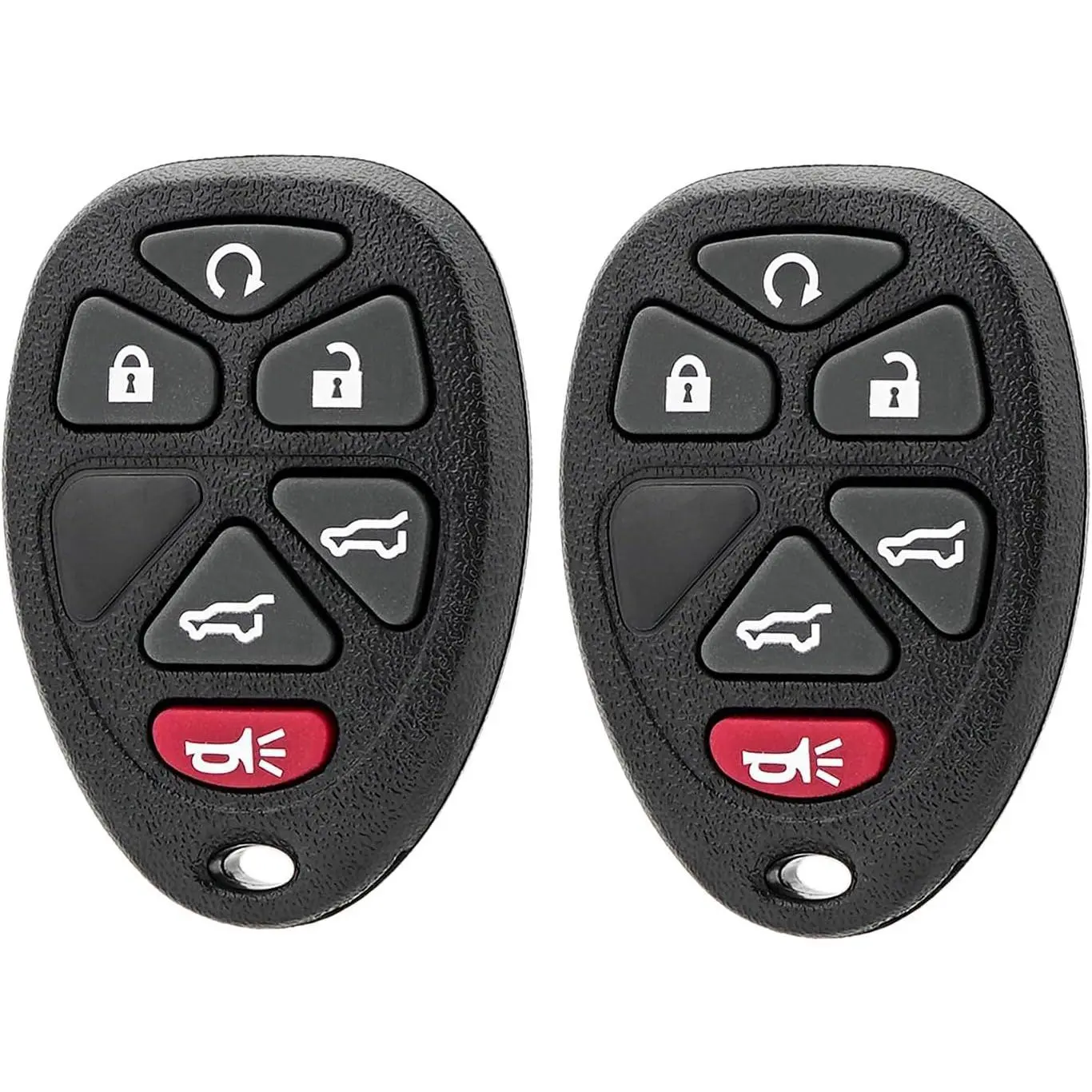 Car Remote Fob For 2007-2014 GMC Yukon , 2007-2013 Cadillac Escalade, Chevy Suburban Tahoe Traverse Keyless Entry Remote OUC60270, OUC60221,15913427 (Pack of 2)