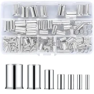 180 count Wire Ferrules Kits, Wire Crimp Connector Ferrules,  Plated Copper Crimp Terminal Connectors, Electrical  Pin Cord End Terminal Sleeves Ferrules -4/6/10/16/25/35/50/70mm2