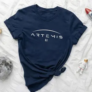 Artemis II Moon Mission T-Shirt, Unisex Space Program Fan Graphic Tee, Rocket Launch Shirt, Astronomy Lover Gift, Space Exploration Top