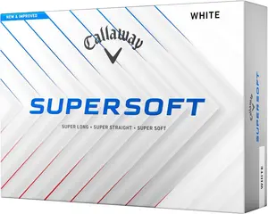 Callaway Golf Supersoft Golf Balls - Soft Feel, Versatile Design for Various Courses, Ideal for Enhanced Golfing Experience
