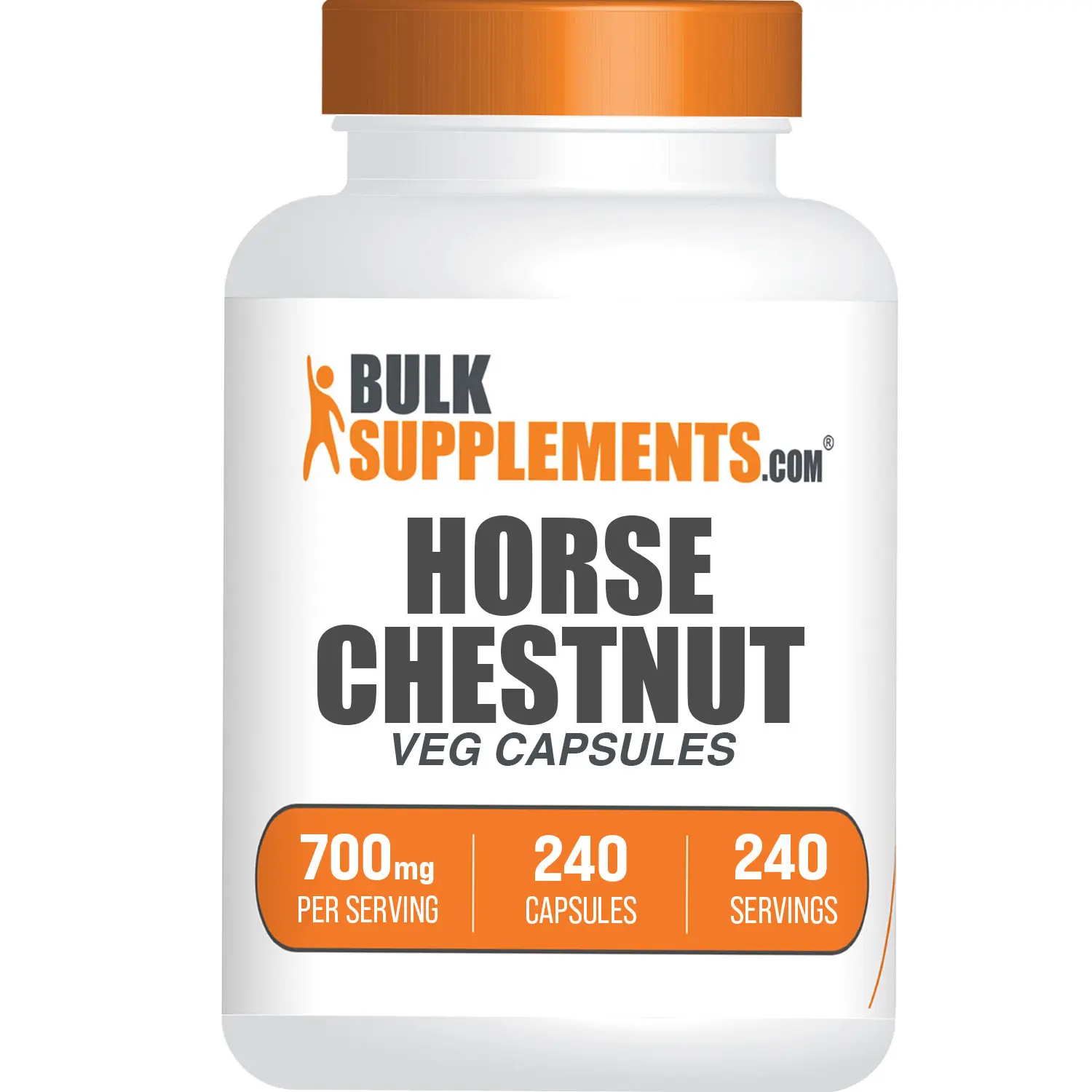 BulkSupplements Horse Chestnut Extract Capsules - Circulation Support - Antioxidant Support - Leg Health Support - 240 Capsules - 700mg per Serving