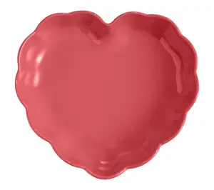 Emile Henry, USA Madeleine Heart Shaped Cake Dish