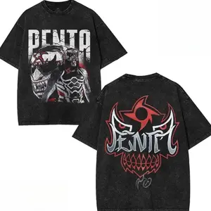 Penta – Zero Miedo Grunge Street Legacy | Cotton Oversized T-Shirt, Graphic Tee, Gift, Gift for Fan, WWE Wrestling, Retro Graphic T-Shirts, Lucha Libre Spirit