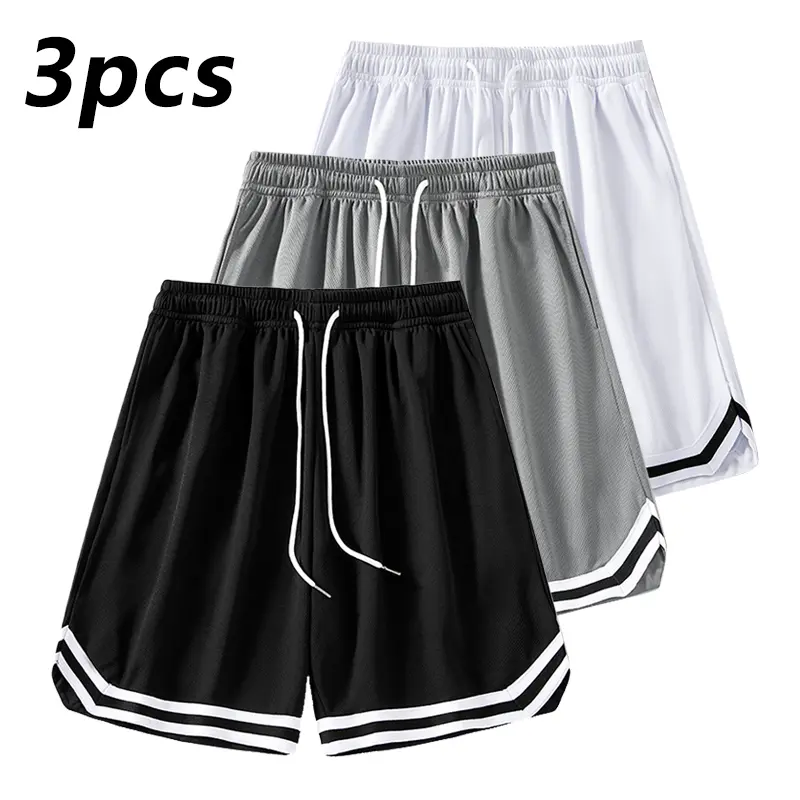 Men's Solid Fitted Gym Shorts - Lightweight, Quick-Drying, Breathable Athletic Performance Bottoms for Gym Workouts, Yoga, XL, Men's Shorts, Short Shorts, Fitted Cut