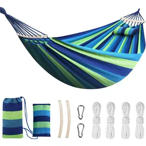 Foldable Hammock Chair Swing - Cozy Patio Seating with Boho Striped Pattern, Perfect for Outdoor, Porch & Camping - Portable Travel Hammock Hanging Chair with Stand Included - Hammock With Stand For Outside
