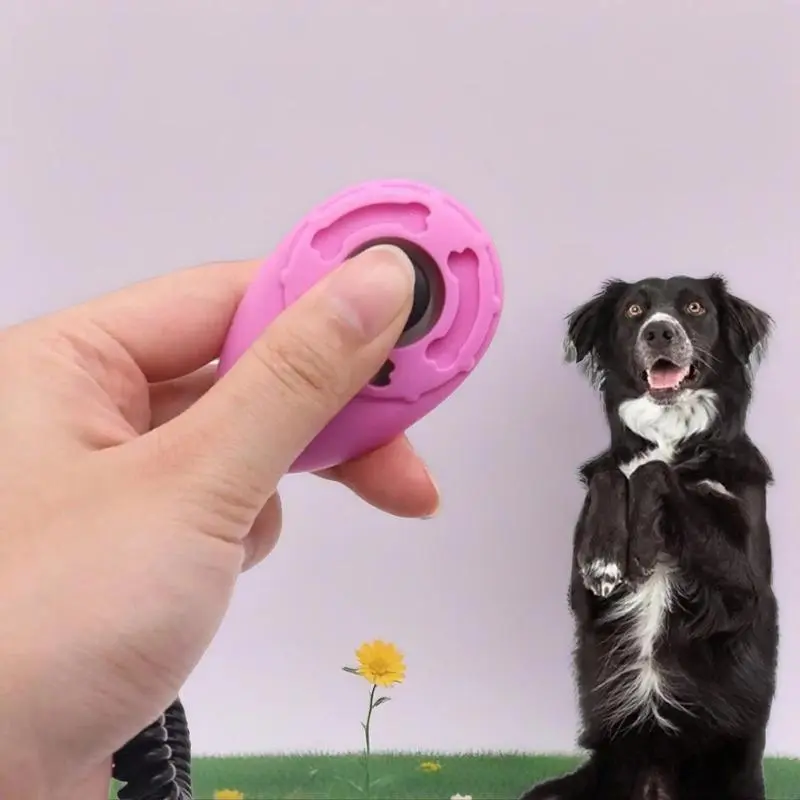Dog Training Clicker with Sound for Behavior Modification & Obedience Training, Effective Portable Pet Training Tool, Training Gear, Easy to Use Dog Trainer, Training Aid