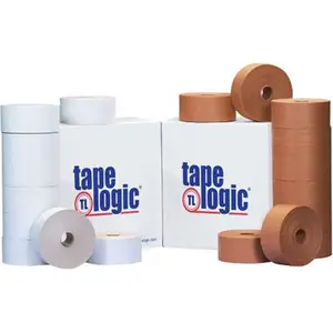 212 MAIN No.7500 Fiber Glass Tamper-Proof Reinforced Water Activated Adhesive Packaging Tape, 3 in. x 450 ft., White, Case of 10 (for Tools & Hardware Applications)