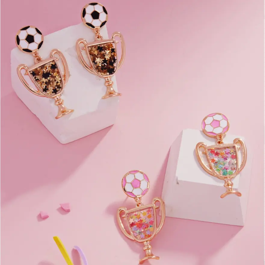 Soccer Earrings