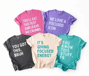 Funny Test Day Shirt, It's Giving Focused Energy Tee, Matching State Testing Teacher Team TShirts, Gen Z School Testing Day Tee, Testing Coordinator Shirt
