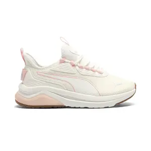 PUMA Womens Amplifier Wide Lace Up Sneakers Shoes Casual - Pink, White