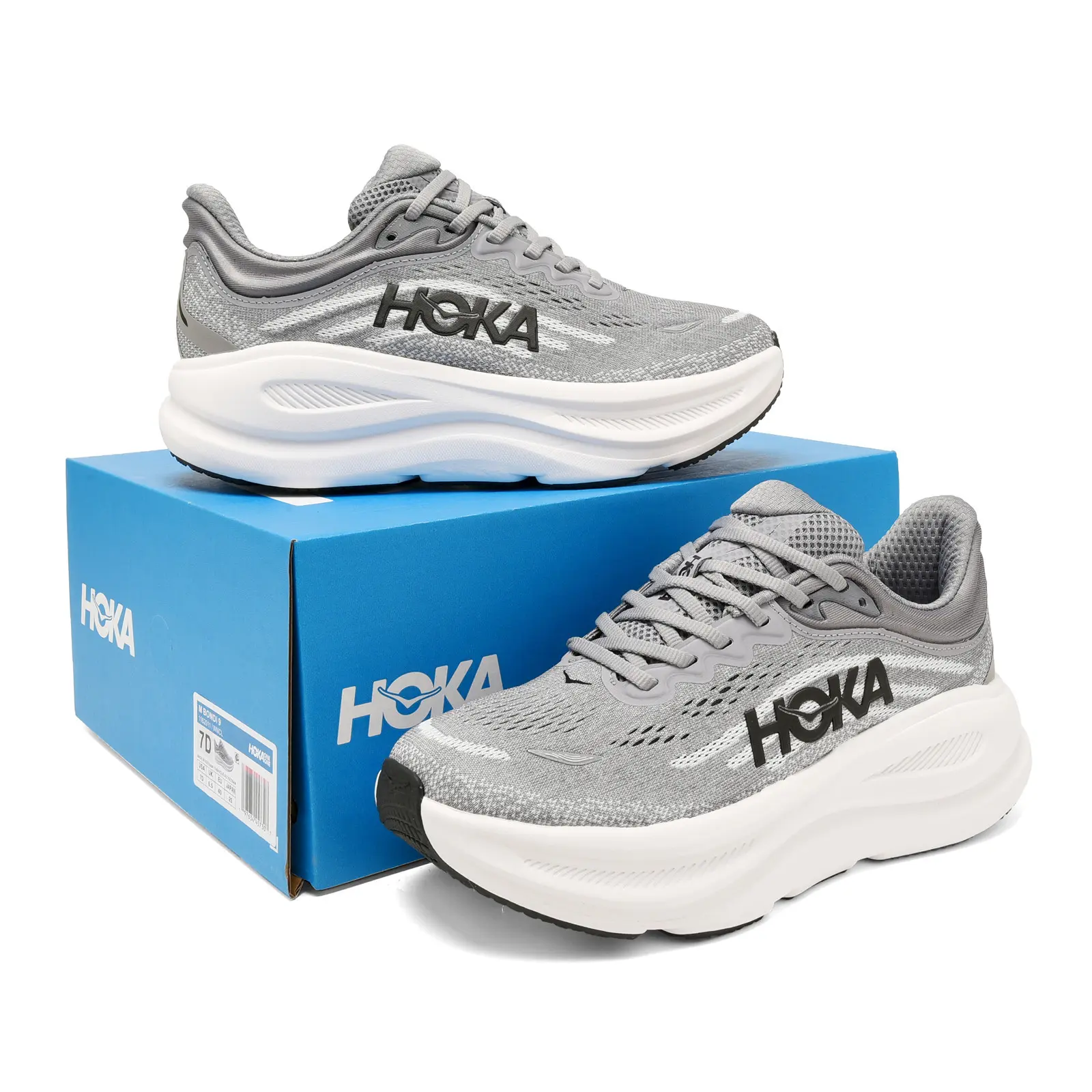 Heather Grey Breathable Mesh Rebound Footwear, Soft Cushion Midsole Absorbs Landing Shock to relieve foot soreness from long hikes and jogging sessions