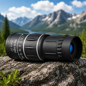 16x52 Monocular Telescope, High-Power Dual-Focus Spyglass for Long-Range Outdoor Hunting and Birdwatching