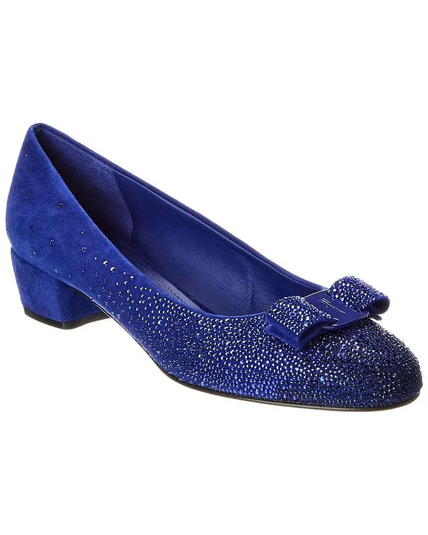 Ferragamo Vara Suede Pump Ferragamo Vara Suede Pump