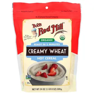 Bob's Red Mill Organic Creamy Wheat Hot Cereal, 24 oz (680 g)