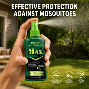 Outdoor Protection Spray, Fine Mist Nozzle Design for Even Spraying on Skin and Garments