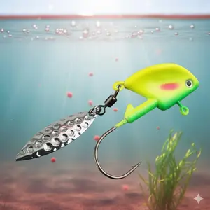 Stainless Steel Jerkbait Kit, 360 Swivel Spoons with Treble Hooks, 5 Sizes for Saltwater Freshwater Fishing, Salmon Bass Perch, Anti-Rust Precision Cast Lures.