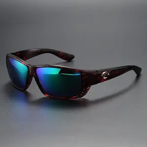 Costaego Pro Polarized Sunglasses UV400 – Blue Lens Sport Glasses for Fishing, Driving, Beach & Outdoor, Clear Vision in Bright Sunlight and Reflective Water Surfaces