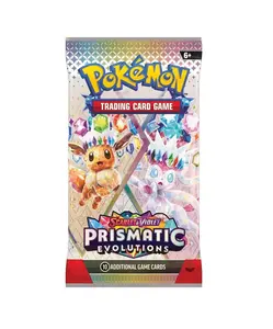 Prismatic Evolutions Booster Pack - 10 Additional Game Cards with Ultra Rare Full Art & Secret Rare Cards
