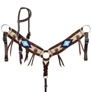 High Desert Mohair One Ear Headstall and Breastcollar Set