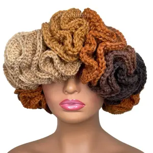 Ombré Ruffle bucket hat