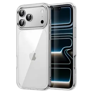 Clear TPU Phone Case for iPhone 17 Pro Max 16 15 14 13 Pro Max 17 Air, Crystal Clear Non-Yellowing Slim Soft Cover, Shockproof Anti-Scratch Protective Case with Military Grade Drop Protection
