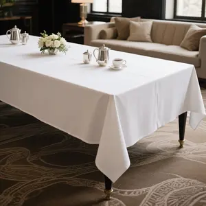 Premium Tablecloth, or Option, 100% Polyester Fiber, Wrinkle Resistant, Easy Care, Perfect for Weddings, Parties, Holidays