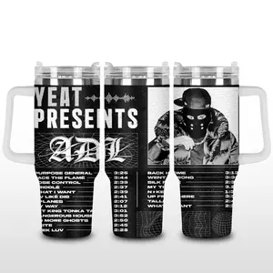 Yeat ADL New Album 2026 The LOVE/LYFE Tour Stainess Steel Tumbler, The King of Pop Tumbler , Vintage Music Merch Tumbler, Retro 90s Rap Style, New Album Gift For Fans