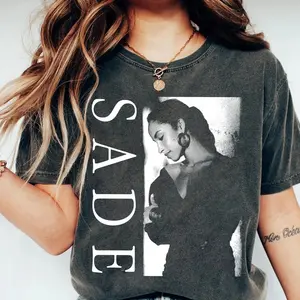 Sade Vintage 90s T-Shirt, Sade Concert Shirt, Sade Pop Music Fan shirt, Sade Gifts for Men Women Unisex Tee, Sade Adu Gift Merch, Gildan Shirt Unisex Crewneck