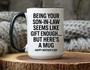 Being Your Son In Law Mug, Funny Mother In Law Gift From Son In Law, Mother's Day Mug for Mother In Law, Happy Mother's Day Coffee Cup