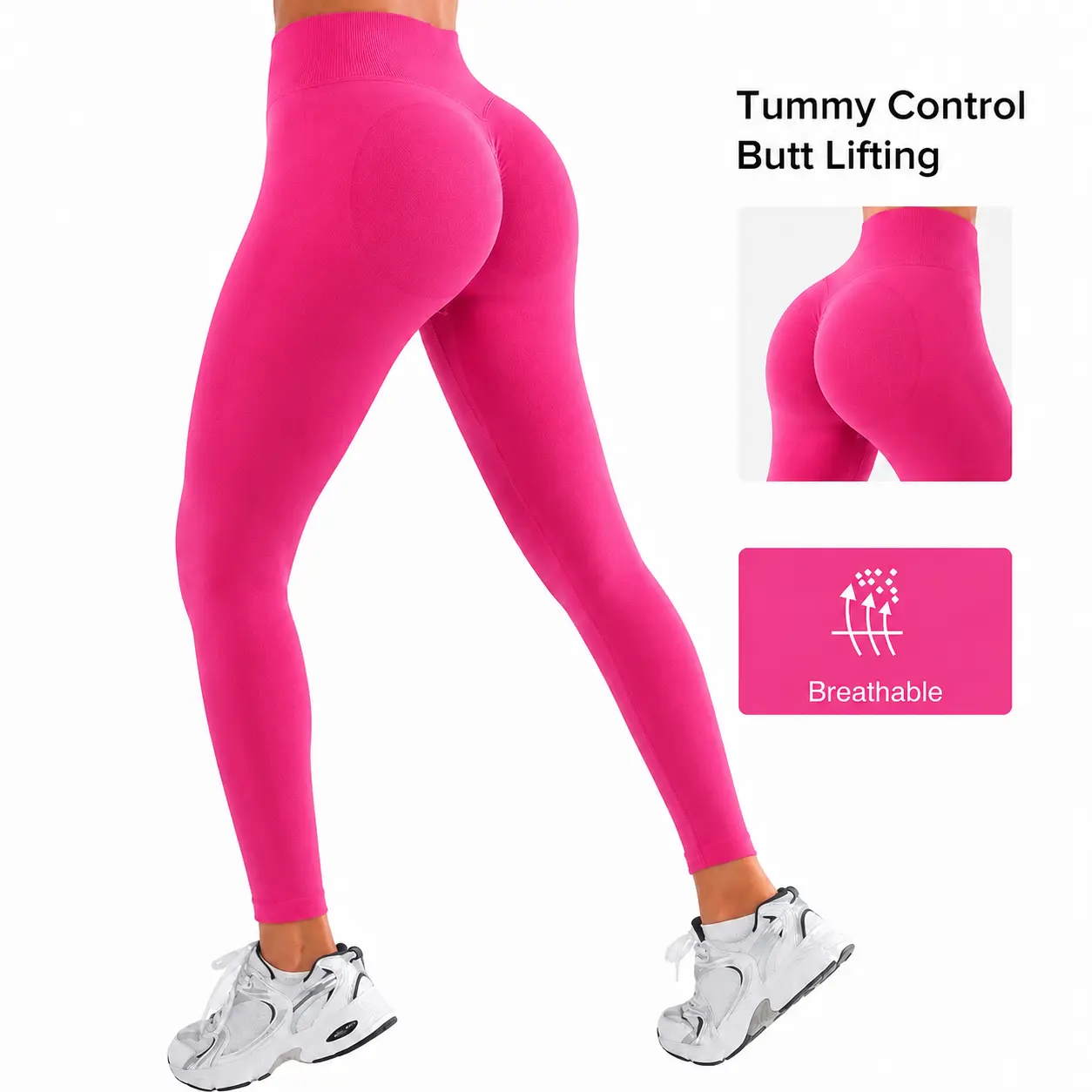 Women's 3D Butt Lift BBL Sports Leggings - Seamless Bootcut Yoga Pants with Tummy Control, High-Stretch Quick-Dry Fabric, for Biking, Running, Gym Activewear Fashion, Women's Clothes, Clothes For Women