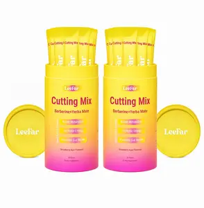 2 Pack LeeFar Cutting Drink Mix – | LK Strawberry Açaí Flavor – | (30 Servings)