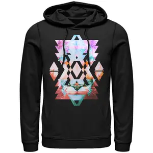 Men's Lost Gods Geometric Cougar Pull Over Hoodie