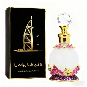 15ML Sweet Flower Floral Perfume Oil, Portable Floral Scented Fragrance for Girls, Romantic Gift Idea, Gentle and Elegant Scent