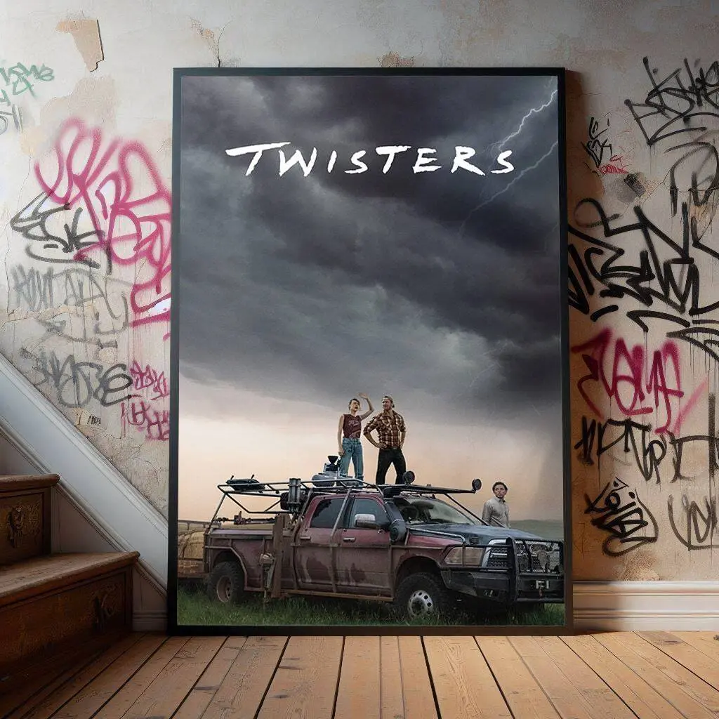 Twisters Movie Poster, Premium Poster, Film Fans Collectibles, Popular Movie Poster for Gift POSTER