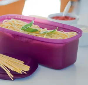 Microwave Pasta Maker -Cook, drain, serve & store restaurant quality pasta