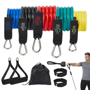 Pull Up Assistance Bands Set - Latex Resistance Bands for Strength Training, Stretching, Home Gym Workout for Men & Women