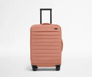 Softside Bigger Carry-On in Clay Pink