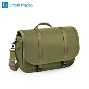 travel inspira Messenger Bag for Men/Women, Spacious Design for Essentials，Anti-theft Men's Laptop Bag 16 inch Water Resistant Crossbody Satchel Bags Computer Work Office College Bag with Shoulder Strap