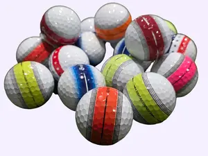 1 Dozen TaylorMade Tour Response Stripe Mix 12 Balls - 5A  Recycled Golf Balls