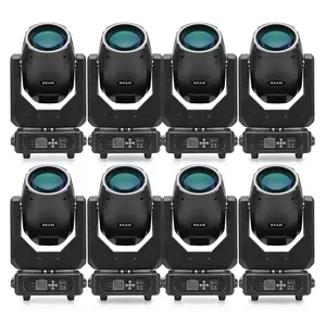 PAIDUN 295W 14R Halo Beam Moving Head Light RGBW Double Prism 17Gobo Rainbow Effect Spot Lighting DJ Disco Bar Stage