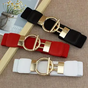 Women's Elegant Minimalist Round Buckle Belt, 3 Counts/set modern buckle belts Trendy Plain Color Belt, Chic All-match Accessories for Daily & Party Decor