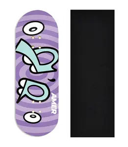 Heat Transfer Graphic Wooden Fingerboard Deck, Amer - Entry#54